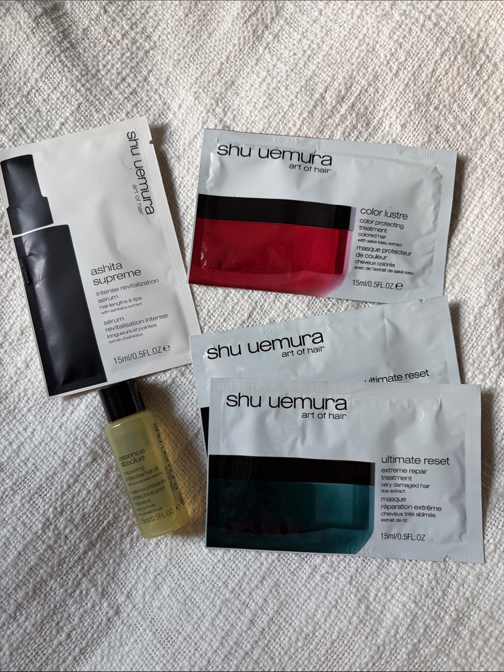 ⭐️5 for $20- Set of Brand New Shu Uemura Haircare Samples